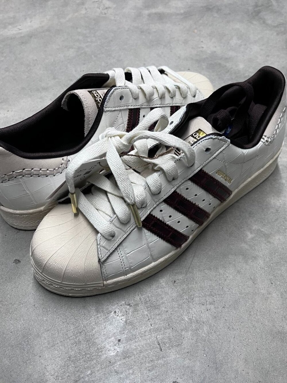 Adidas Superstar Wales Bonner Wonder White Fox Brown Men's Sz 9.5 KH8797 - New